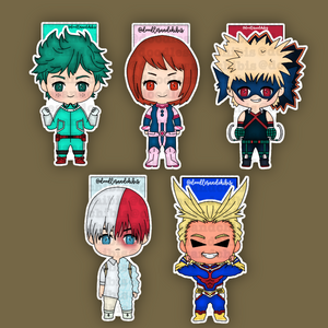 My Hero Academia- magnetic bookmarks set